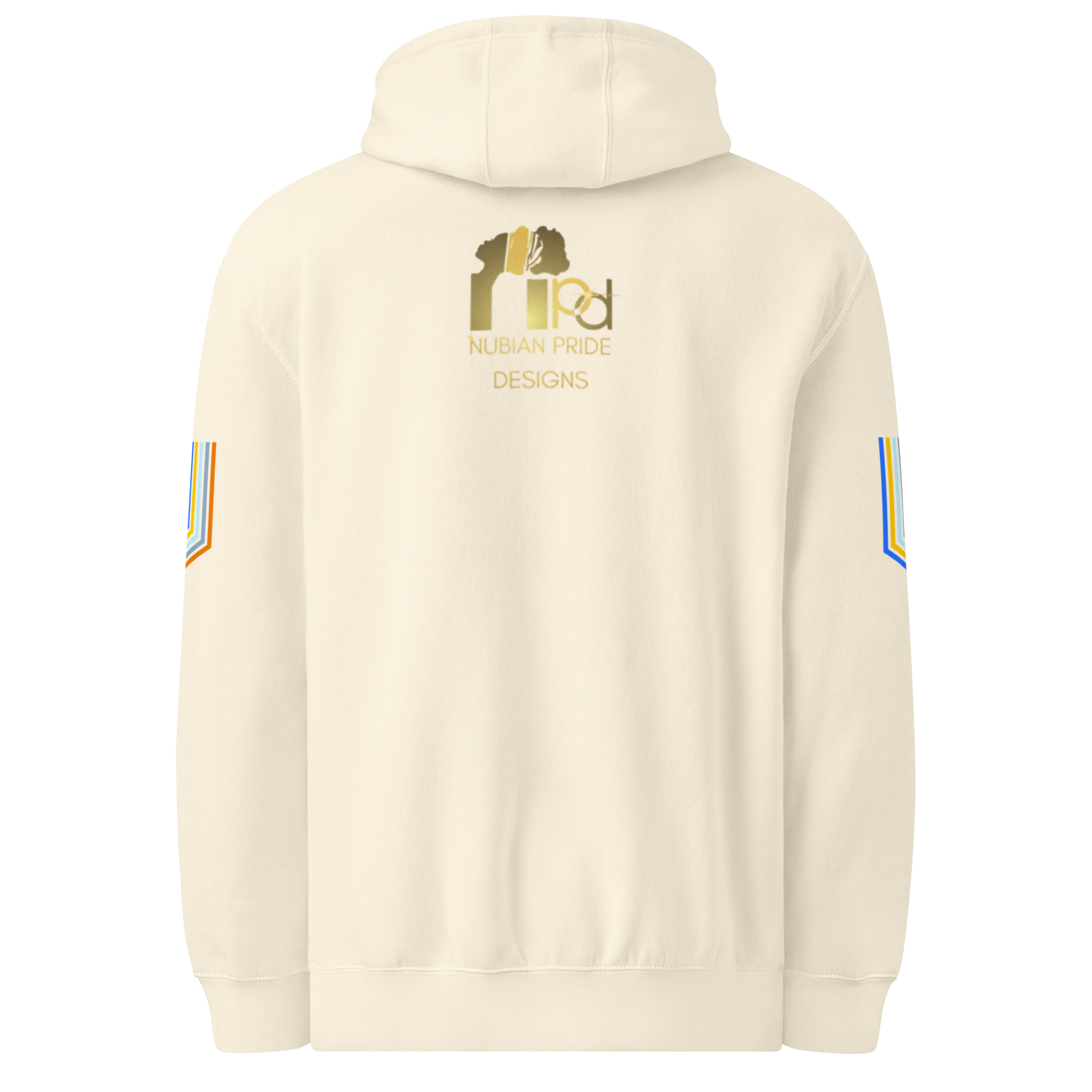 The Adidas Fleece Unisex Hoodie with Tribal Print & African Print Logo